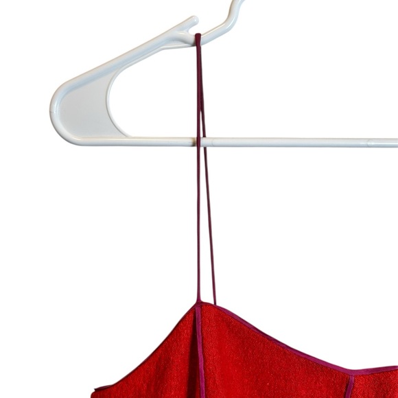 Banana Republic Valentines Day Red Pink Mini Wool Blend Dress Size 6 - Picture 3 of 7